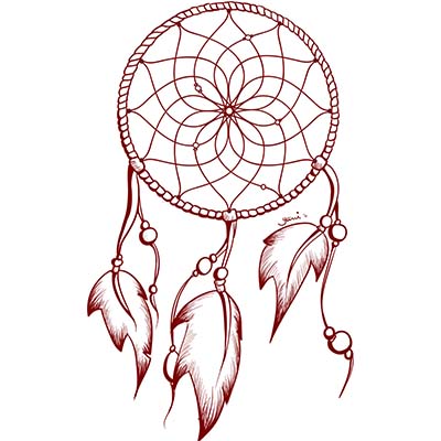 Dream Catcher Birds Design For Girls Water Transfer Temporary Tattoo(fake Tattoo) Stickers NO.11172